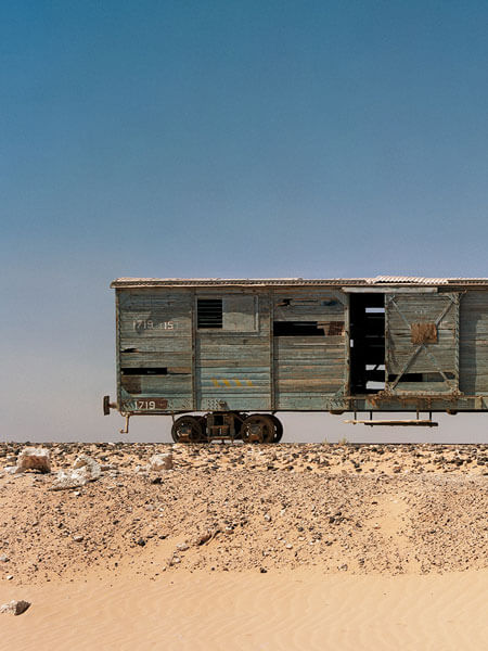 Boris Becker, “Bir el Shadia Hedschas Bahn” from the project “Lawrence von Arabien”, 2010