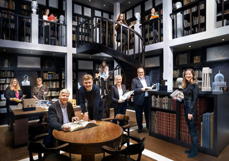 Das Team von Zilkens 2025 im Ungers Archiv für Architekturwissenschaft in Köln