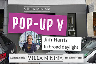 Pop-Up-Vernissage mit Jim Harris am 5. November