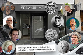 Pop-Up-Finissage Villa Minima am 10.10.2025 in Köln