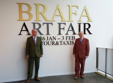 Brafa-Gäste Gilbert & George; Foto Stefan Kobel