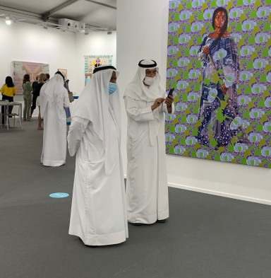 Dubai: Endlich wieder Kunstmesse! Foto Stephan Zilkens
