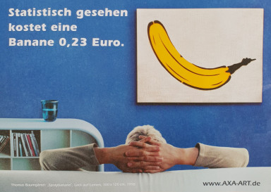 Werden nie alt: Bananenwitze; Anzeige aus dem Jahr 2006