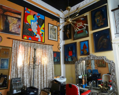 Kunst im halb-privaten Raum: Kuba; Foto Stefan Kobel