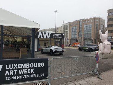 Auch in Luxemburg war Kunstmesse; Foto Stefan Kobel