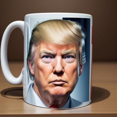 No copyright: Mug Shot Donald Trump