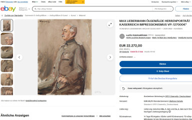 Max Liebermann zum Schnäppchenpreis bei Ebay
