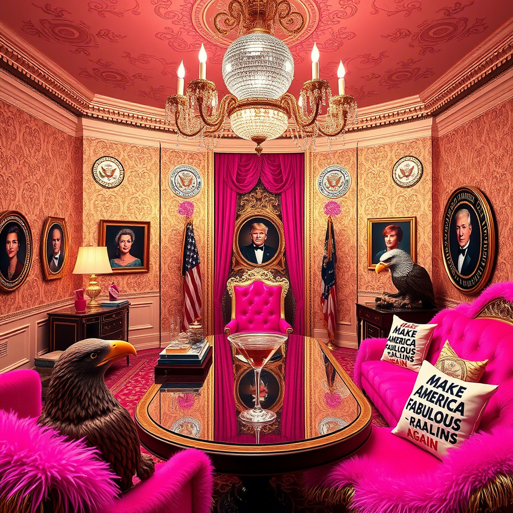 Qwen's AI fever dream of Trump's Oval Office