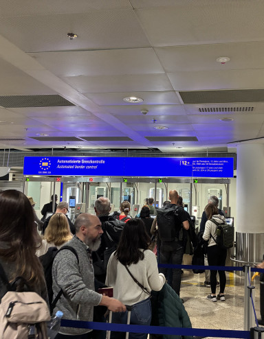 Frankfurt Airport last Saturday before 9:00 a.m. – Photo: Stephan Zilkens