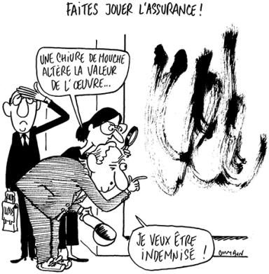 Le Journal des Art, Paris KW 24 2025, Macht, dass die Versicherer zahlen.