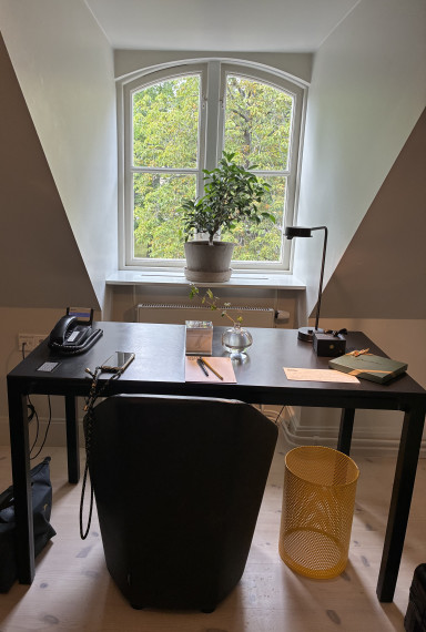 Where to write a blog? Photo Stephan Zilkens