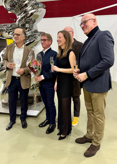 Award at Art Salon Zürich - Photo: unknown (Barbara ?)