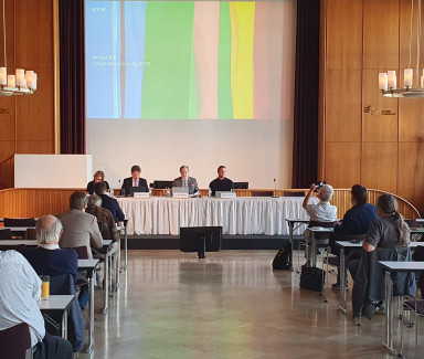 kurz vor der der Artnet Hauptversammlung September 2025; Foto Stefan Kobel