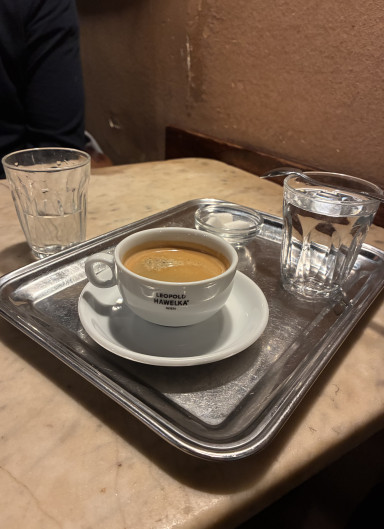 Tradition auf Wienerisch - Kleiner Brauner im Hawelka - Photo Stephan Zilkens