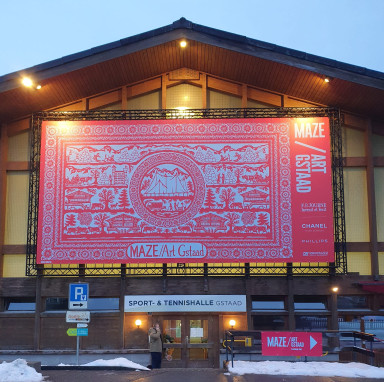Maze Art Gstaad 2026; Foto Stefan Kobel